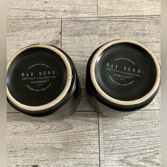 Rae Dunn Artisan by Magenta Sake Gift Set Pitcher and 2 Sipping Cups Black - Picture 5 of 7